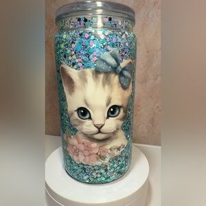 snowglobe cup (acrylic)